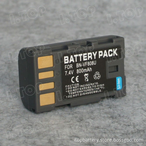 High Quality 7.4V 800mAh Digital Camera Battery for JVC BN-VF808U,China Factory Price